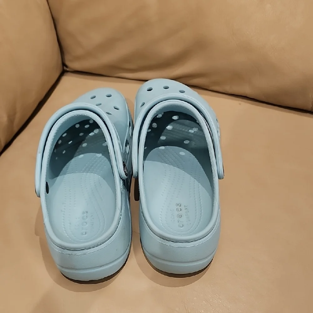 CROCS  Clogs - Sky Blue - Picture 3 of 4